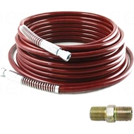 Willbebest 50ft x 1/4inch Airless Paint Sprayer Hose High Pressure Universal Paint Sprayer Flexible 