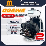 M.Machinery OGAWA Backpack Brush Cutter BG430TK | Recoil Starter 42.7cc 1.5kW 2-Stroke Gasoline Engi