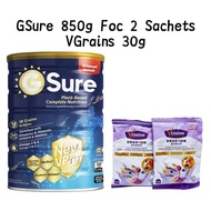 Good Morning GSure Plant-Based Complete Nutrition 850g Foc 2 Sachets VGrains