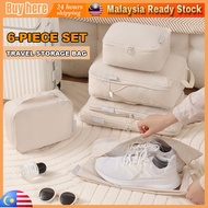 24h ship🔥6 Set Compression Packing Cubes for Travel, Home,Luggage Organizer Bags, Travel Essentials 