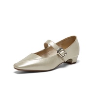 BASTO Womens Mary Jane Flat Shoes รองเท้าแมรี่เจน รองเท้าส้นแบน รองเท้าบัลเล่ต์ F3516