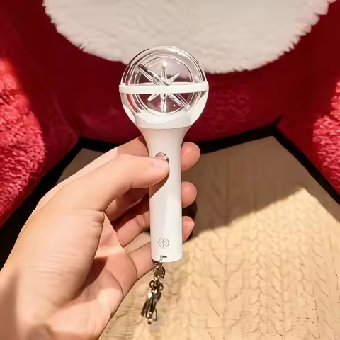 Mini Katseye Light Stick Keychain Hand Light Luminous Bag Pendant Keychain Fan Merch