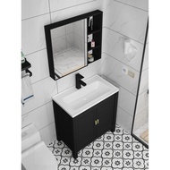 Balcony Cabinet 40cm Bathroom Cabinet Washbasin Space Aluminum Toilet Floor-standing Washbasin Cabin