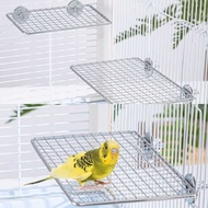 Parrot Bird Toy Platform Stainless Steel Grid | Jumping Platform | Play Rest Platform | Bird Cage Ac