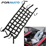 【HOT CAR LKHWLGL 528】▫❇ FORAUTO Car Roof Storage Net Tail Box Net Mesh Cargo Net For Jeep Wrangler Retrofit Accessories Hammock Bed Rest Network Cover