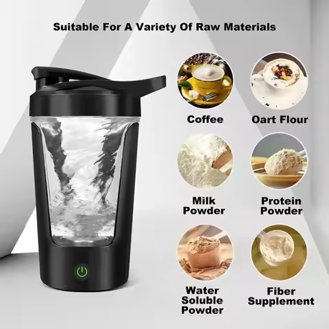 Shaker Cup USB Charging Shaker Cup For Protein Shaker Meal Replacement Shake Portable Gym Water Bott