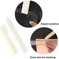 NATURAL BONE FOLDER S CURVE STRAIGHT FOLD FABRIC LEATHER TOOL