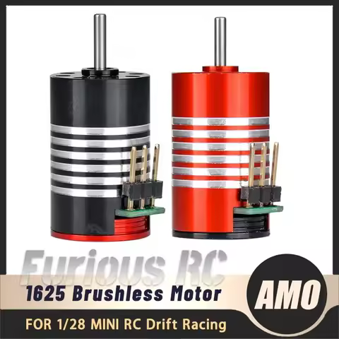 1625 Brushless Motors 4800KV 6000KV 10800KV for 1:28 MINI RC Electric Remote Control Model Car Drift