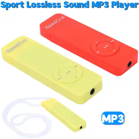 Rechargeble 160mAh USB Minie MP3 Music Player Portable Support 64GB TF Card Built-in 160mAh Batteery