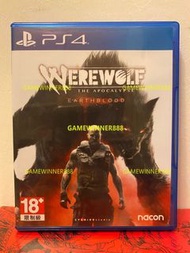 《今日快閃價》（中古二手）PS4遊戲 狼人之末日怒吼 地血 Werewolf The Apocalypse Earthblood 港版中文版