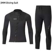 [Toronto2] 3mm Neoprene Diving Suit Dive Suit For Men Jacket Professional Diving Clothes Pants Suits