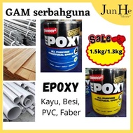 Gam mastik _Gam Epoxy_Gam serbahguna_KAYU_PVC_FABER_BESI 1.3KG/1.5KG + FREE GIFT🎁