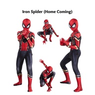 ☒Kostum Spiderman Kanak Avengers Marvel Spider Man Pakaian Budak Budak Superhero Baju Cosplay Suit Kanak-kanak Lelaki Ja