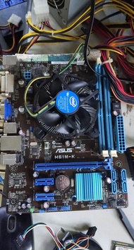 combo main h61 chip i5 3470 ram 8gb ổ ssd 120gb nguồn( full 1 bộ )