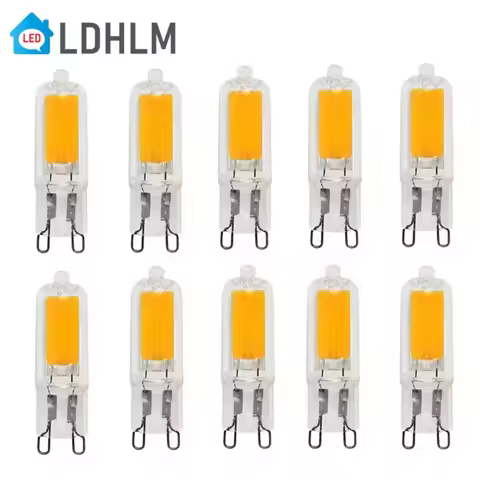 G9 LED COB Lamp 7W 9W 12W 15W COB LED Bulb AC/DC 12V 220V Lampada LED G9 COB Spotlight Chandelier Li