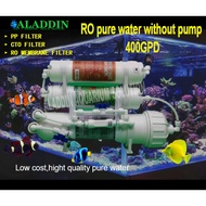RO Water DIY 400GPD / RO Pure Water Without Pump , Can use for Water Dispenser or Aquarium water fil