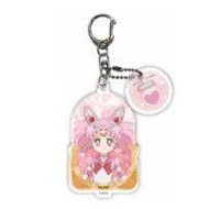 BANDAI - 美少女戰士 Sailormoon 日版 亞克力 匙扣 連 企牌 底座 吊飾 裝飾 擺設 掛飾 壓克力 鑰匙扣 鎖匙扣 鑰匙圈 阿加力 2022 小小兔 Small lady (豆釘兔