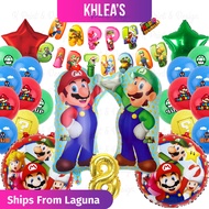 Super Mario Birthday Party Theme Decoration Balloon Set