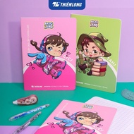 Combo 5/10 Anti-smudge student notebook 48 pages 4 squares 2.5mm 120gsm Thien Long NB-179/AK - PB Ak