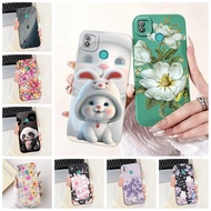 Tecno Pop4 BC2c BC1s Back Cover Tecno Pop 4 Case Shockproof Cute Cat Panda Rabbit Fashion Flowers Lo