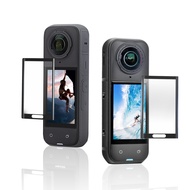 Screen Protector For Insta360 X5 Curved Tempered Film，Ultra HD 9H Hardness Anti-Explosion Anti-Drop 