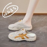 2026夏季新款小眾羅馬鏤空包頭涼鞋💕女外穿厚底防臭兩穿百搭半拖鞋