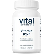 VitalNutrients Vitamin K2-7-Promote Cardiovivasular Health * -Vital K2+MK7-Vegan-Gluten-Free, ผลิตภั