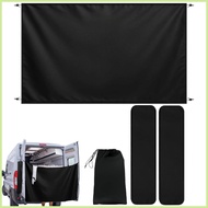 Camper Van Shower Curtains Adjustable Large Waterproof Cloth with Magnetic Rope Camper Van Accessori