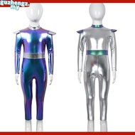 Kids Futuristic AI Robot Costume – Technology Inspired Outfit for Stage & Dance Performance