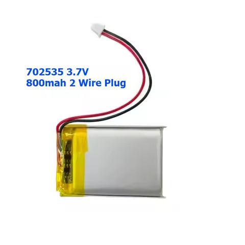 For 3.7V Rechargeable Lithium Battery 702535 Battery Cell Bluetooth Earphones Driving Recorder Tire 