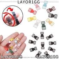 LAYOR1GG 10/20pcs Doll Bags Buckles Outdoor Camping 6mm Side Release Handmade Backpack Button
