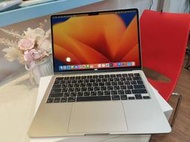【艾爾巴二手】MacBook Air 13吋 M2/8G/256G 2022 星光色#二手筆電#漢口店RHL64