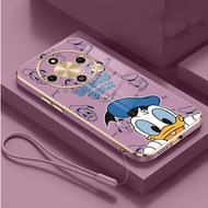 Honor X9d 5G HONOR X9d Donald Duck Case Glossy Plating Soft Cover Cute Casing