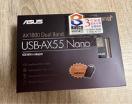 華碩 Asus USB-AX55 Nano WiFi 6 AX1800 USB 無線接收器