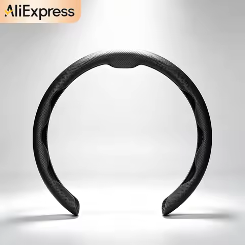 Leather Car Steering Wheel Cover Lightweight Breathable Anti-Sweat For BMW 1 2 3 4 5 6 7 8 Series X1