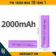 LZD Pin Cell 18650 2000mAh Dung Lượng Thực