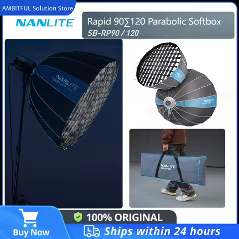 NANLITE Rapid 90CM 120CM SB-RP90 SB-RP120 Quick installation softbox photography fill light soft lig