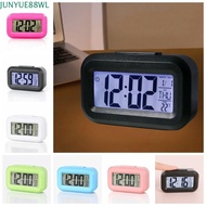 JUNYUE88WL Digital Alarm Clock, Plastic Digital Display Silent Snooze Clock, Creative Silent Portabl