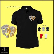 Microfiber Dry Fit Quick dry Jersi Jersey Polo T Shirt Logo Sulam Embroidery Drama Masks 546