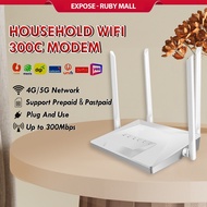 Modem Unlimited 300C 4G/5G Data Hotspot Wireless Router WiFi All Operator Router WiFi Sim Card