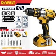 Cordless Drill Codless Hammer Drill Impact Screwdriver Drill Batteri 2 Speed Impact Function Screwdr