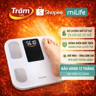 Inbody miLife S40 Smart Electronic Scale | No Battery – Solar Charger | 23 Indicator Analysis | MiHo