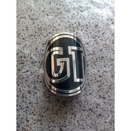 Old Stainless Steel GT BMX Bike Emblem