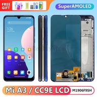 Super Amoled Mi A3 M1906F9SH Display Screen, for Xiaomi Mi CC9e Lcd Display Digital Touch Screen wit