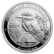 2019 Perth Mint Australia Kookaburra 1 oz .9999 Silver Coin BU 1oz