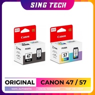 [ORIGINAL] Canon PG47 PG 47 PG-47 / CL57 CL 57 CL-57 Black Color Ink Cartridge
