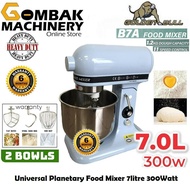 GOLDEN BULL B7-A 300W 7Litre Multi-Functional Stand Mixer - Single Bowl/Double Bowl - 6 Months Local Warranty -