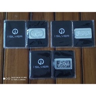 Set 10g x 3 (10g I-Silver (Basmalah) Silver Bar + 10g I-Silver (Tahmid) Silver Bar + 10g I-Silver (T