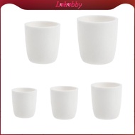 [Lohobby] 99% Al2O3 Alumina Cylindrical Lab Crucible Melting Pot Container 20ml -150ml