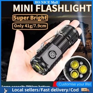 MINI Rechargeable LED Flashlight USB Waterproof Flashlight Adjustable Brightness Outdoor Camping